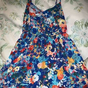 Fit and Flare Floral Tank Dress